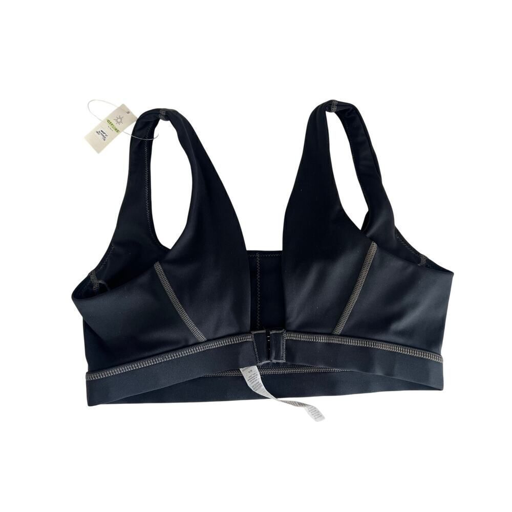 NWT Aerie OFFLINE By Goals Pop
Stitch Sports Bra Black Yoga Size M